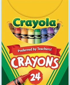 lot 3250 image: Crayola(R) Assorted Color Crayon Set, 24-Count Box - Retail $0