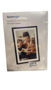 lot 3296 image: Apolosign 10.1 Inch Smart Digital Photo Frame - Retail $80
