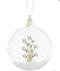 lot 3321 image: Swarovski Annual Edition Ball Ornament 2024 Glass - Retail $70