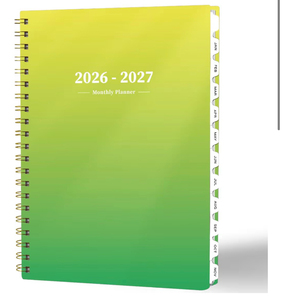 lot 3350 image: Ymumuda 2026 Planner-2 Year Monthly Planner 2026-2027, JAN.2026 - DEC.2027, 8.5 x 11 Large Daily Planner with Spiral Bound, 24 Months Calendar Planner for School Office Work Teacher - Retail $0