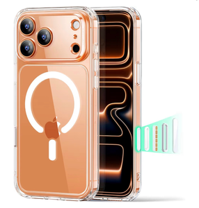 lot 3361 image: ESR for iPhone 17 Pro Max Case, Camera Control, Compatible with MagSafe, Shockproof Military-Grade Protection, Magnetic Phone Case for iPhone 17 Pro Max, Classic Hybrid Case, Clear - Retail $0