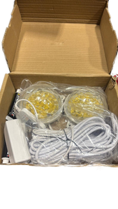 lot 3372 image: Skzlibry LED Pool Lights with APP Control, 15W RGB Dimmable Underwater Submersible Lights IP68 Waterproof Music Sync Color Changing Pool Light - Retail $0