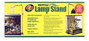 lot 3380 image: Reptile Lamp Stand 36 Max Height - 15 Max Horizontal Arm Length - Retail $0