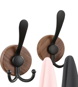 lot 3390 image: Suction Cup Hooks for Shower - Heavy Duty No Drill Towel Hooks, Holds Robes, Coats, Towels - Strong on Tile, Glass - Bathroom Accessories (2 Pack) - Retail $0