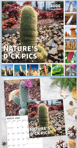 lot 3394 image: 2026 Wall Calendar, 2026 Funny Calendar, Natures Dck Pics Calendar, 12 Months from Jan 2026 - Dec 2026, 12 x 24 Open, Thick Paper, Moon Phases, Holidays, Perfect Gag Gifts, White Elephant Gifts - Retail $0