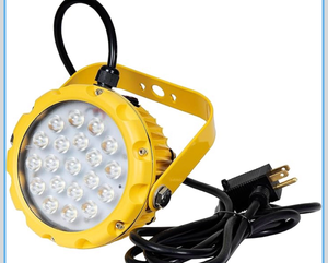 Industrial 30 Watt Loading Dock Light - IP65 Waterproof 3500 Lumens LED Dock Light with 180 Degree Rotatable Lamp Head, Ideal for Indoor & Outdoor Security, Containers, Warehouses (1 Pack) - Retail: $0