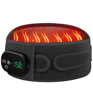 lot 3415 image: VIYACHY Heating Pad with Massager for Back Comfort, Cordless Lower Back Massager with 6 Heat Levels, Portable Vibrating Heated Belt for LumbarAbdominal- Gifts for Women, Men, Mom & Dad - Retail $36