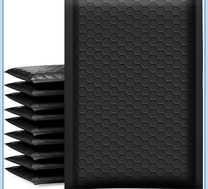 lot 3416 image: Koja 5 X 8.6 Padded Bubble Mailers 50-Pack. Quality Mailing and Shipping Envelopes and Bags with 5 X 7 Usable Size. Extra-thick Padding. Fast and Easy Self-seal Envelope. (Black) - Retail $0