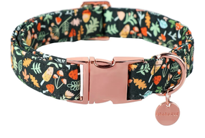 lot 3424 image: Daisy Fall Cotton Dog Collar with Metal Buckle Gift Autumn Collar for Small Medium Large Girls or Boys Dogs Cute Durable Comfortable Pet Collars - Retail $0