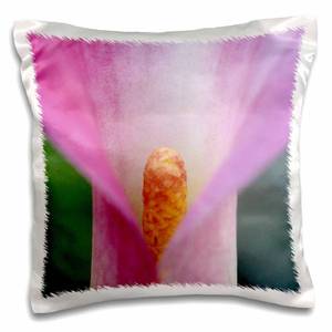 lot 3425 image: 3D RosePink Calla Lily Close up Pillow Case 16 x 16 - Retail $14