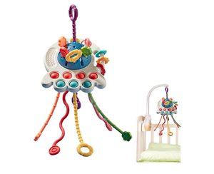lot 3517 image: Baby Activity Center Pull String Toy - Retail $25