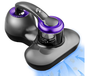 lot 3546 image: Hersven Mattress Vacuum Cleaner, Handheld UV Bed Vacuum Cleaner 16KPa & 12800 Vibrations PerMin Upgraded Effectively Clean Up Bed, Pillows, Cloth Sofas, Carpets and Ther Fabric Surfaces - Retail $0