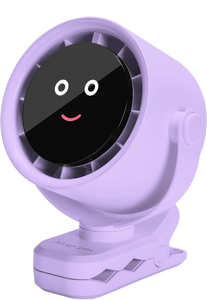 lot 3580 image: Akejrym Clip on Fan for Bed, Portable Fan for Travel, Small Powerful 5 Speed Quiet 360° Rotate, Air Turbo Tech & Digital display, For Home Office Stroller Camping - Retail $0