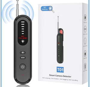 lot 3629 image: Hidden Camera Detector - 2025 Camera Detector, Hidden Device GPS Detector, Bug Detector, Camera Detector for Hotels, Travel, Office, 5 Levels Sensitivity (Black) - Retail $0