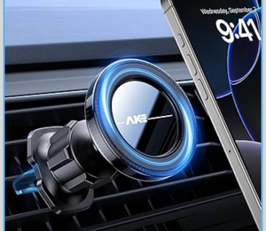 lot 3641 image: AKESEPE for MagSafe Car Phone Mount 2025 Strongest Magnet Power Magnetic Phone Holder for Car Vent 360° Rotation Magnetic Car Phone Holder Mount for iPhone 16 Pro Max 15 14 13 Plus Mini - Retail $0