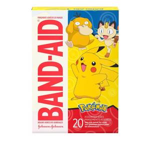 lot 3649 image: BANDAID POKEMON ASSORTED 20 Count - Retail $19