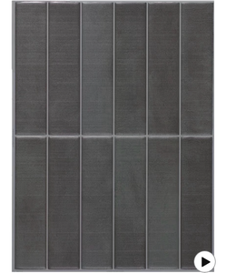 lot 3659 image: Commomy 10 Pcs Matte Peel and Stick Backsplash-11.8 X11.8 Dark Gray 3D Peel and Stick Tile ��PVC Linear Stick on Backsplash Tiles for Kitchen,Bathroom,Renters,Interior Decorative Wall Tiles - Retail $0