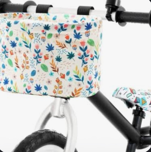 lot 3768 image: ANZOME Bike Basket for Girls, Childrens Front Bike Decoration Accessory for Girls & Boys Gift Fits Most Childrens Bikes Like Tricycle, Balance Bike, Scooter (design may vary) - Retail $0