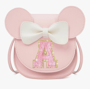 lot 3769 image: Birthday Gifts for 3 4 5 6 7 8 Year old Girl Initial Toddler Girls Purse Kids Purse for Girls Toddler Girl Gifts Stuff Pink-pink Glittering A - Retail $0