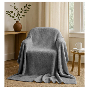 lot 3791 image: Ultra Soft Throw Blanket for Couch & Bed �� Lightweight Fleece Blanket for Aesthetic Room D�cor, Cozy Winter Blanket, Gift for Mom or Women - Dove Grey, 50x60 Inches - Retail $0