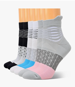 lot 3822 image: IRAMY Compression Ankle Support Socks Women Wicking Cushioned Athletic Plantar Fasciitis Relief 346 Pairs - Retail $0