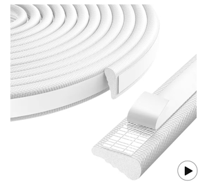 lot 3829 image: White Hook and Loop Fastener Tape Roll - Retail $8