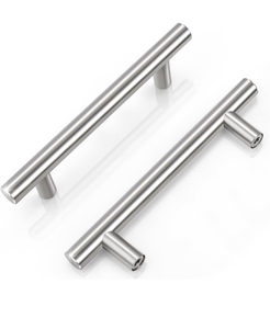 lot 3884 image: Knobonly 20 Pack Cabinet Pulls, 3-34 Inch Hole Center Kitchen Handles, Brushed Nickel Cabinet Pulls for Dressers - Retail $0