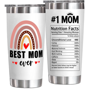 lot 3905 image: YXOTJHS Best Mom Ever Tumbler - Mothers Day Gifts For Mom Wife - Mothers Day Gifts For Mom From Daughter Son Kids - Birthday, Christmas Gift Ideas For Moms - 20 Oz Tumbler - Retail $0