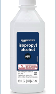 lot 3939 image: Amazon Basics 99% Isopropyl Alcohol For Technical Use,16 Fluid Ounces, 1-Pack (Previously Solimo) - Retail $0