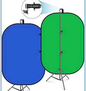 lot 3950 image: Pack of 8 Neewer 5x7ft1.5x2m Chromakey Foldable Backdrop - Retail $25