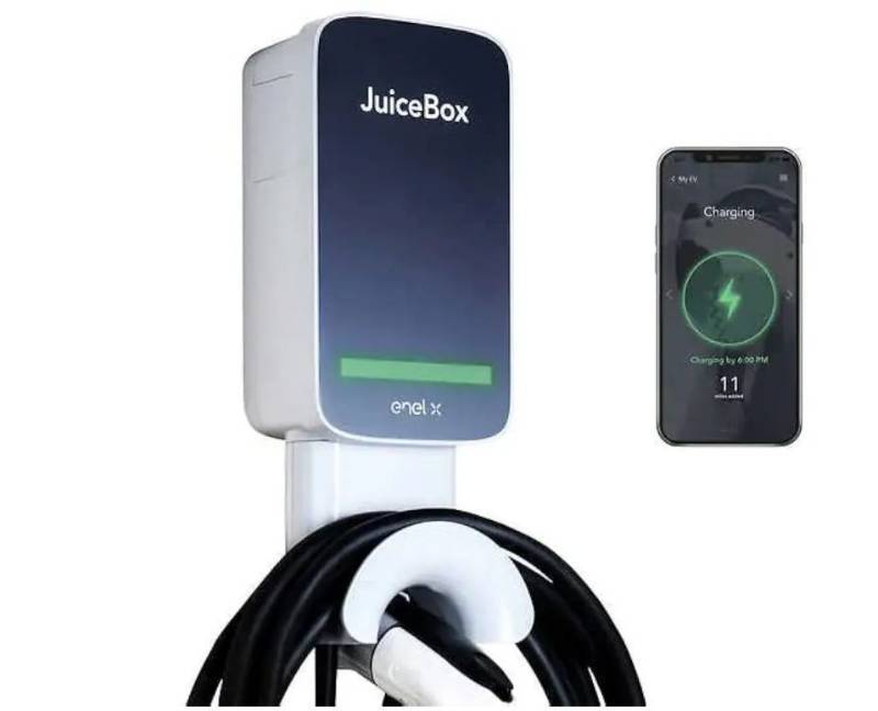 lot 16538 image: Juicebox 40 Smart EV Charger Plug 240V Level 2 Charger.  App No Longer Supported. TESTEDWORKS. - Retail $500