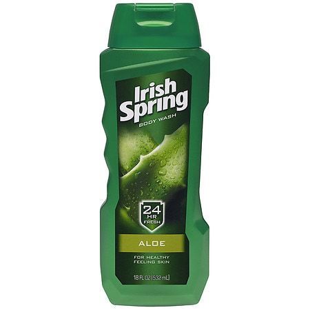 lot 45765 image: Irish Spring Body Wash  Aloe  18 Fluid Ounce - Retail $6