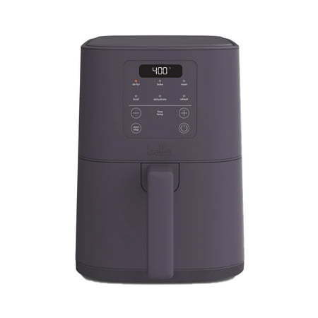 lot 45698 image: bella 4 Qt Slim Digital Air Fryer with EverGood Ceramic Nonstick Coating  6 Preset Cooking Options  Plum - Retail $80