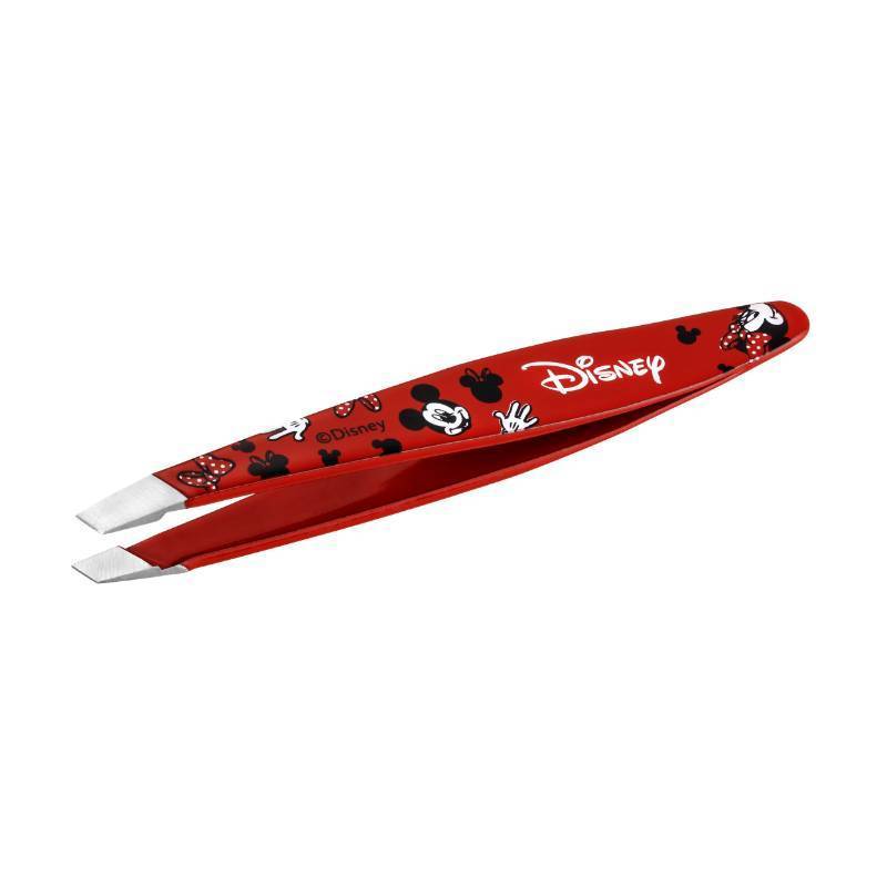 lot 45762 image: Disneys Mickey Mouse & Minnie Mouse We Got Ears Mini Slant Tweezer - Tweezers for Eyebrows, Travel Tweezers for Eyebrows, Facial Hair - Retail $14
