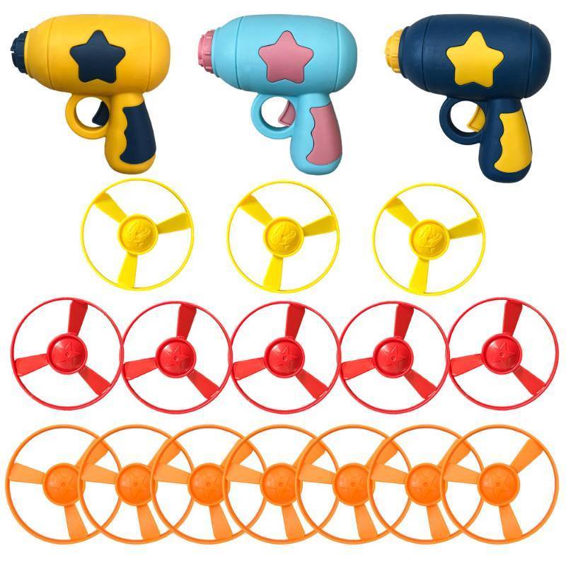 lot 45729 image: 18 PCS Cat Fetch Toy with Colorful Flying Propellers Set, Cat Playing Tracking Interactive Toys for Kitten Chasing Training Hunting - Retail $18