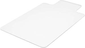 lot 171272 image: Office Chair Mat for Hardwood Floor, 30x48 in, Protruding Floor Protector Mats, Wear-Resistant PVC, Frosted Top, Heavy Duty Desk Chair Mats for Ceramic, Concrete, Hardwood, Resin Floor, Transparent