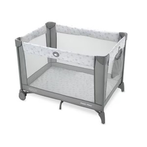 lot 271294 image: Graco Pack N Play Portable Infant Playard with Mesh Storage, Reign, Unisex
