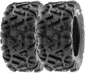 lot 271315 image: Retails for $226 SunF 25x12-9 ATV UTV 25x12x9 All Terrain Tires 6 PR A033 POWER I - PAIR of 2