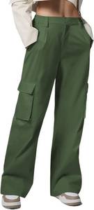 lot 471389 image: JEKAOYI Cargo Pants for Women Baggy Lightweight High Waisted Hiking Pants for Travel Casual