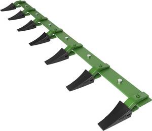 lot 471407 image: Retails for $170 72 Heavy Duty Steel Bucket Tooth Bar for Tractor Loader, 4,560 Lbs Load Capacity, Fits 12 or Thinner Bucket Cutting Edges, No-Drill Easy Installation