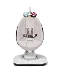 lot 331079 image: Retails for $330 4moms MamaRoo Multi-Motion Baby Swing, Bluetooth Enabled with 5 Unique Motions, Grey
