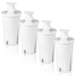 lot 8686 image: Filter Replacement for Brita Water Pitcher, Water Filters for Britta OB03, 0B03, Classic 35557, Mavea 107007, NSF Certified Beita Water Filter Replacement 4 Pack - Retail $16