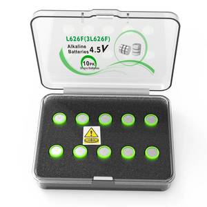 lot 8724 image: ARKSight 10-Pack 3AG4  3LR626  3x377 Replacement Batteries 4.5V for Laser Training Cartridges, Boresighters, and Flashlights High Performance, Long-Lasting Alkaline Cells - Retail $13