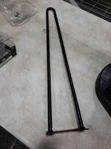 lot 8878 image: 26 inBlack Metal Table or Furniture Legs Set - Retail $25
