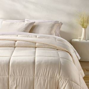 lot 8881 image: FullQueen Rayon from Bamboo Comforter Set Natural - Casaluna - Retail $144