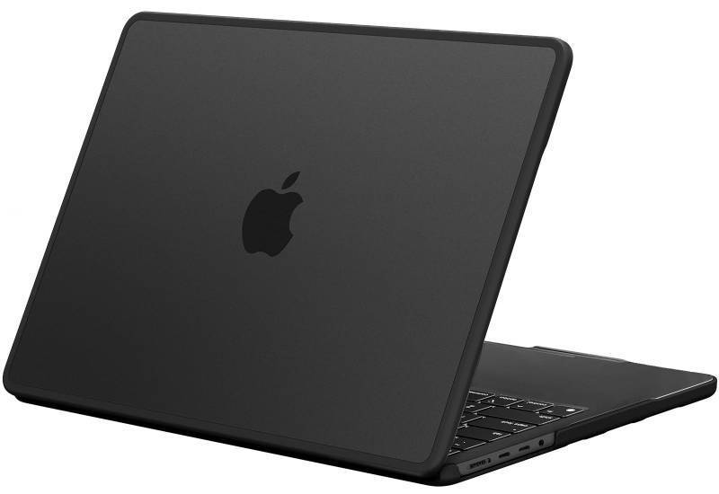 lot 26801 image: Anti-Cracking Hard Shell Case Compatible with MacBook Pro 14-inch M5 2026 2025-2021 Release M4 M3 M2 M1 ProMax Chip, Anti-Fingerprint Soft TPU Bumper, Frosted Black - Retail $25