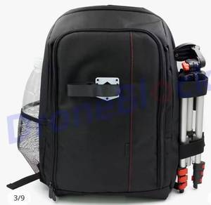 lot 56745 image: Racing Drone Quadcopter Backpack Carry Bag Outdoor Cover, Camera Lens Accessories. Missing Something on the Front.  SEE Last Photo. - Retail $30