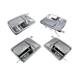 lot 56760 image: 4 Doors Chrome Exterior Handle Compatible with Ford Super Duty F250 F350 F450 F550 F650 F750 - Retail $60