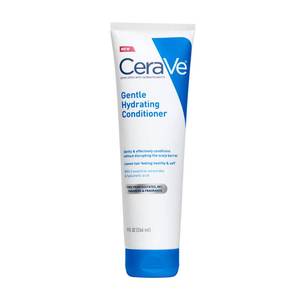 lot 56819 image: CeraVe Gentle Hydrating Conditioner, Hair Conditioner With Ceramides, Niacinamide & Hyaluronic Acid, Sulfate Free & Color Safe, Moisturizing Conditioner For All Hair & Scalp Types - Retail $8