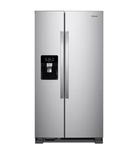 lot 13 image: Whirlpool Side-by-Side Refrigerator with Water and Ice Dispenser - Retail $1,800